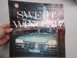 Dodge Swept Wings 1958 -myyntiesite / brochure