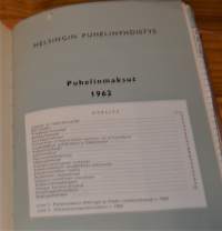 HPY Tariffit 1955-66 Säännöt 1962 Huoltokonttorin säännöt Henkilök. Opas