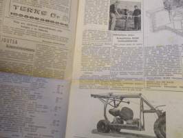 Maaseudun Koneviesti 1954 / 15/II elokuu II.sis mm Traktoriesittelymme,Massey-Harris Pony.Maaöljyn tarina II osa:tuotanto.Puimureita,Massey-Harris 630