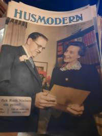 Husmodern 34/1951 hur fick Ruth Nielsen sin prins?, låär er måla och dekorera själv