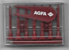 Golf tarvikkeita - mainoslahja Agfa