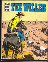 Tex Willer 1982 N:o 11. Conestoga-vankkurit