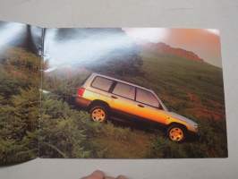 Subaru Forester -myyntiesite / sales brochure