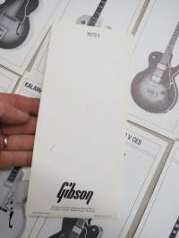 Gibson Custom Series - L-5CES, Kalamazoo Award, Super V CES, Howard Roberts Fusion L-5C, Super 400C, ES-175D, Byrdland, JSD - Pre-owners manual -sales brochure
