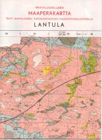 Lantula -maataloudellinen maaperäkartta I:20 000
