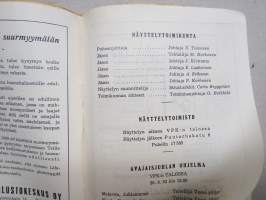 Kodinsisustusnäyttely - Heminredningsutställning / Turku VPK - Åbo FBK, 20-28.9.1952 -näyttelyluettelo