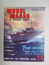 Model Maker &amp; Model Cars 1961 December -pienoismallilehti