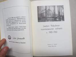 Liedon Nuorisoseura 1901-1981 - Liedon Yliskulman Nuorisoseuran  vaiheita v. 1901-1961