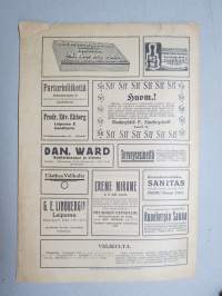 Velikulta 1917 nr 3 -satiiri-, pilalehti, pilapiirroksia, huumoria
