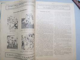 Velikulta 1917 nr 12-13 Juhannusnumero -satiiri-, pilalehti, pilapiirroksia, huumoria