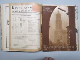 Kansan Kuvalehti 1928 -vuosikerta, erinomaista ajankuvaa runsaasti kuvitettuna, Mika Waltari autoruno!, Erikoisnumeroita, katso kohteen 95 kuvaa