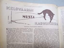 Kansan Kuvalehti 1928 -vuosikerta, erinomaista ajankuvaa runsaasti kuvitettuna, Mika Waltari autoruno!, Erikoisnumeroita, katso kohteen 95 kuvaa