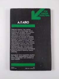 A. F. Airo : TV-ohjelma - Nauhoitus 16.1.1978, ensiesitys 16.2.1978