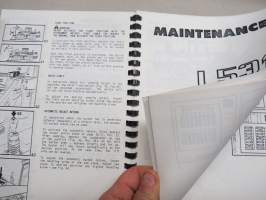 Liebherr L 531 (279/713 eteenpäin) / L 541 (289/758 eteenpäin) Instruction Manual -käyttöohjekirja, englanninkielinen