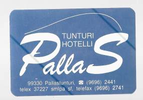 Tunturihotelli Pallas- tarra 5x8 cm