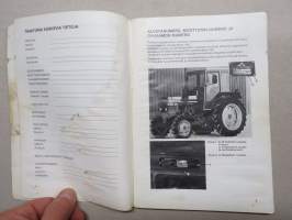 Belarus 405 / 425 traktori -käyttöohjekirja / huolto-ohjekirja / varaosakuvasto