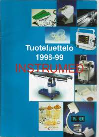 Tuoteluettelo 1998-99 Instrumed  sairaalalaitteet, laboratorio ja röntgentuotteet