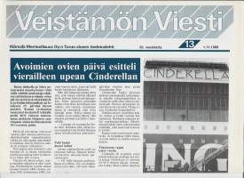 Veistämön Viesti Wärtsilän Turun telakan tiedotuslehti 1998 nr 13   Cinderella