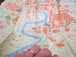 Roma - Nuovissima Pianta - Nouveau plan - New plan - Neuer Stadtpland von - Mapa de / edizione 1958 -kartta
