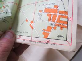 Roma - Nuovissima Pianta - Nouveau plan - New plan - Neuer Stadtpland von - Mapa de / edizione 1958 -kartta