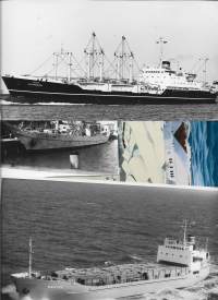 Laivavalokuvia  isokokoisia 5 kpl erä  - laivavalokuva  valokuva