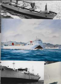Laivavalokuvia  isokokoisia 5 kpl erä  - laivavalokuva  valokuva