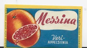 Messina -   juomaetiketti