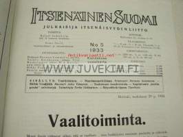 Itsenäinen Suomi 1933 nr 5