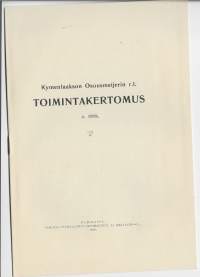 Kertomus Kymenlaakson Osuusmeijerin toiminnasta 1918 - vuosikertomus