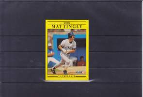 Fleer &#039;91 baseball card 673 Don Mattingly. Erittäin siisti baseball -keräilykortti!