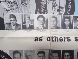 U.N. Gram weekly, 19.1.1953 -uutislehtinen, ulkomaiset opiskelijat Amerikassa, mm. Wilho Rinne, Carl-Erik Hortling Suomesta, Takehiro Kondo, Josef Egge, ym.