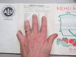 Mehu-Maija Oy Alu Ab -käyttöohje / instructions