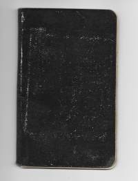 Muistovihko musta vahakantine 1921-22   n 40 sivua lkäsinkirjoitettuja lauluja muistoja