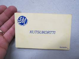 Jääkiekon SM-Liiga - kutsukortti, päättäjäiset 14.5.1982 - &quot;Jonnelle - Jari Kurri?&quot;