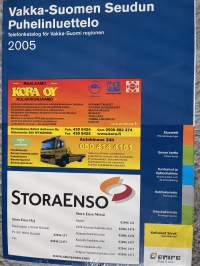 Vakka-Suomen Seudun puhelinluettelo 2005 (Vakka-Suomi)