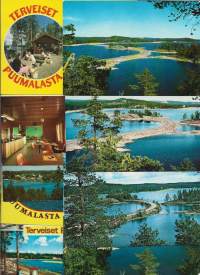 Puumala postikorttikokoelma n 9 erilaista  - paikkakuntapostikortti postikortti