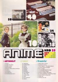 Anime 2008 N:o 25. Suomen suurin anime- ja mangalehti. Katso sisältö kuvasta!