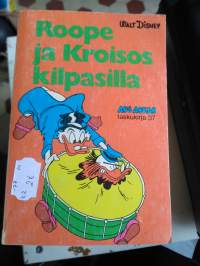 Aku Ankka taskari 37 , Roope ja kroisos kilpasillav.1977