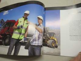 Scania anläggningsbilar -broschyr, ruotsinkielinen myyntiesite