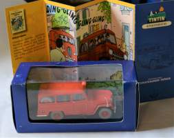 Tintin keräilyauto Willys Overland StationWagon 4-734