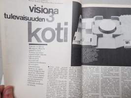 Avotakka 1972 nr 1, Takkatulet, Pirtti oli koti mm. Nivalan Heikkilä, Tulevaisuuden koti, Kerava - uusi maisemakirjasto, Hakkarainen neloset uusi koti, ym.