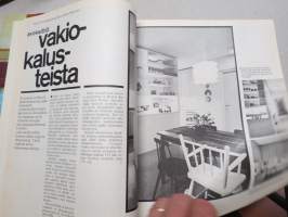 Avotakka 1972 nr 1, Takkatulet, Pirtti oli koti mm. Nivalan Heikkilä, Tulevaisuuden koti, Kerava - uusi maisemakirjasto, Hakkarainen neloset uusi koti, ym.