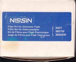 Nissin salamalaitteen (340T/360TW/3600GW) filtterisarja (sis. 5kpl). Made in Japan