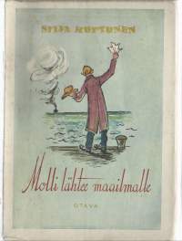 Molli lähtee maailmalle : romaaniKirjaHenkilö Huttunen, Sylva, 1905-Otava 1946.Ulkoasu