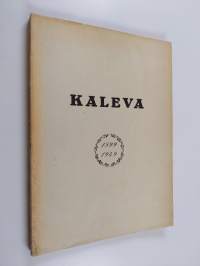 Sanomalehti Kaleva 1899-1949 : puoli vuosisataa kulttuurityötä Pohjois-Pohjanmaalla