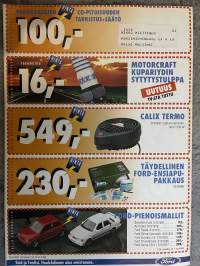 Ford Uutiset 1992 nr 4 -asiakaslehti / customer magazine