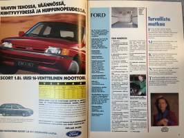 Ford Uutiset 1992 nr 2 -asiakaslehti / customer magazine