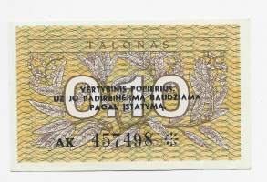 Liettua 0,10 Talonas 1991 seteli
