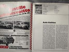 Fiat-uutiset 1978 nr 3 - Fiatille kaksoisvoitto Jyväskylässä, Auto kiehtoo  -asiakaslehti, customer magazine