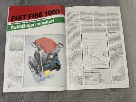 Fiat-Uutiset 1984 nr 4 - 85-vuotta italialaista autotuotantoa, Fiat-verkosto kehittyy, Fiat-ferrari -kiehtovan liiton tausta -asiakaslehti,customer magazine